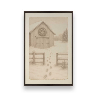 [Color:Espresso], Picture of art in a Espresso frame