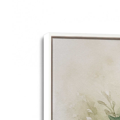[Color:Opaque White], Picture of art in a White frame at an angle