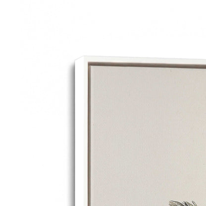 [Color:Opaque White], Picture of art in a White frame at an angle