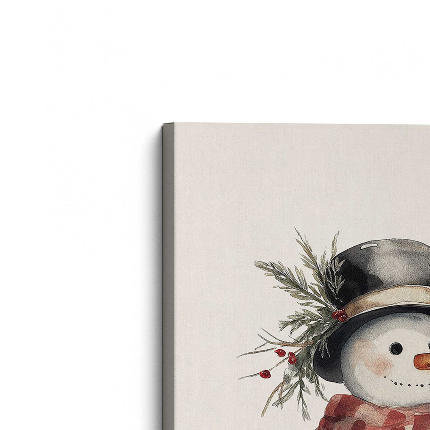 [Color:Stretched Canvas], Picture of the corner of the art