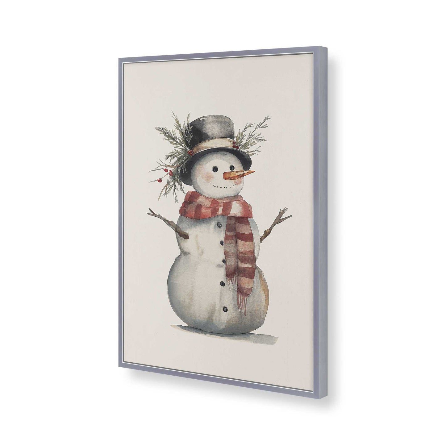 [Color:Polished Chrome], Picture of art in a Polished Chrome frame of the corner