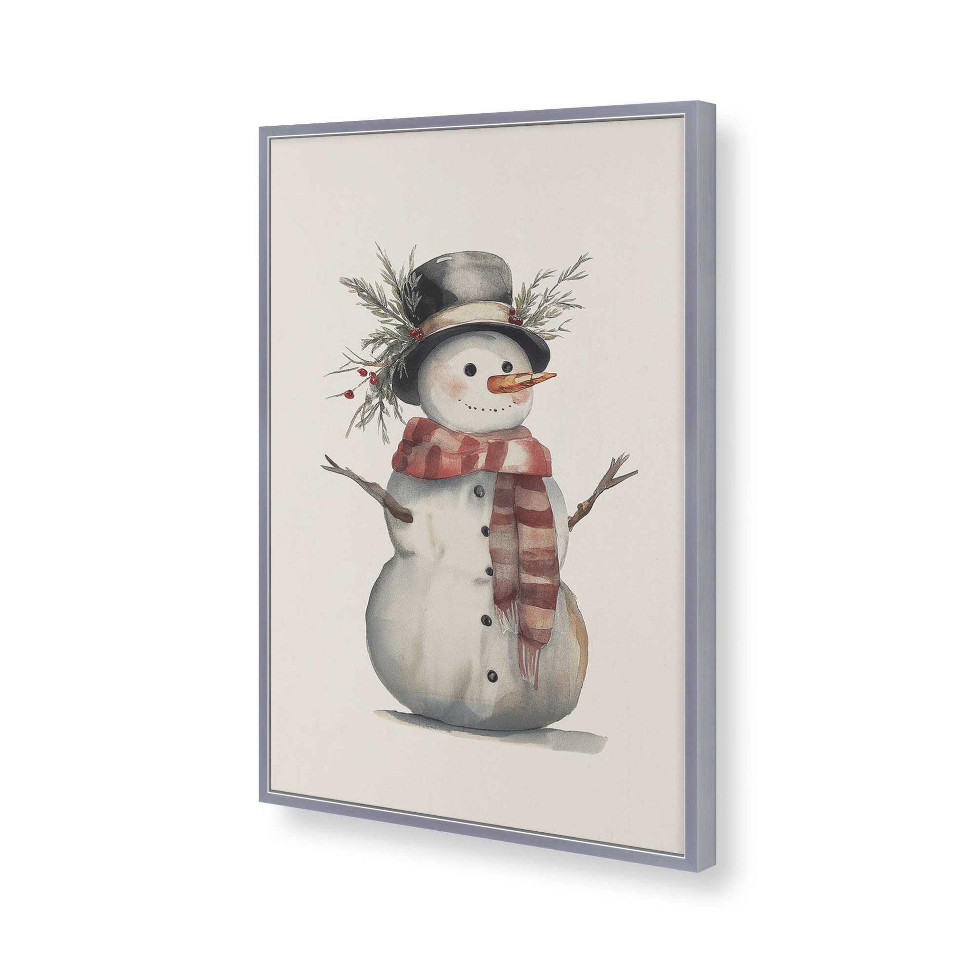 [Color:Polished Chrome], Picture of art in a Polished Chrome frame of the corner