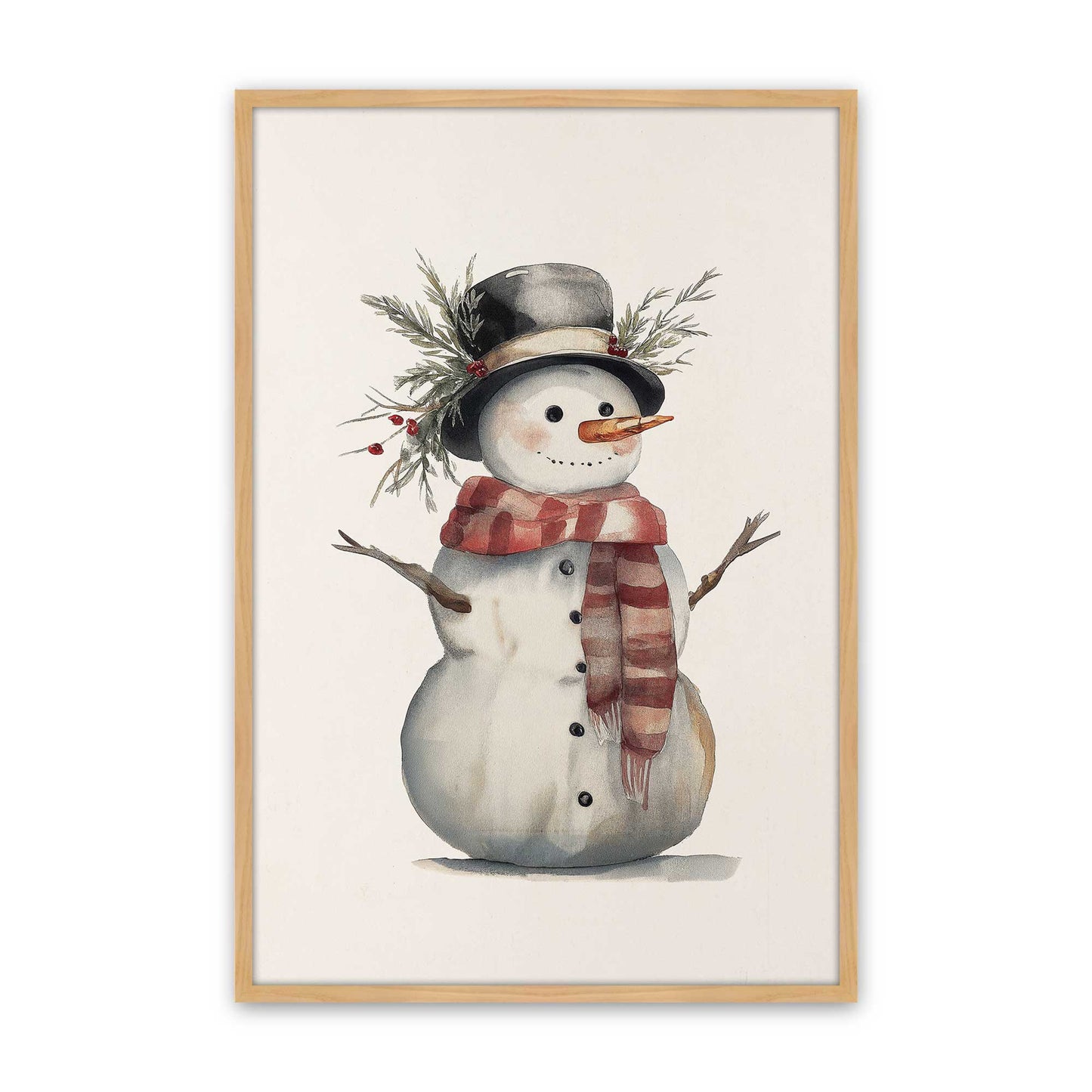 [Color:American Maple], Picture of art in a American Maple frame