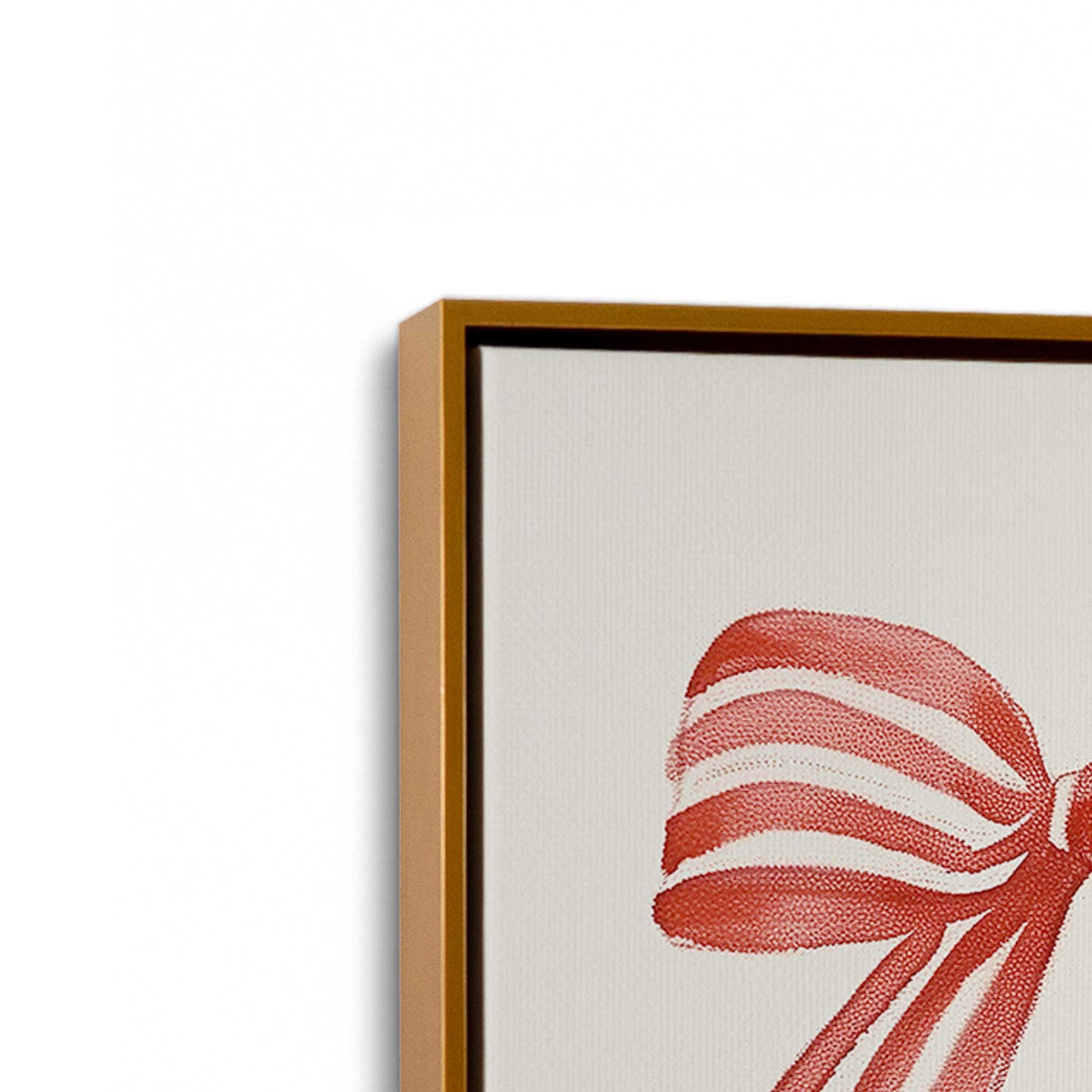 [Color:Polished Gold], Picture of art in a Polished Gold frame at an angle