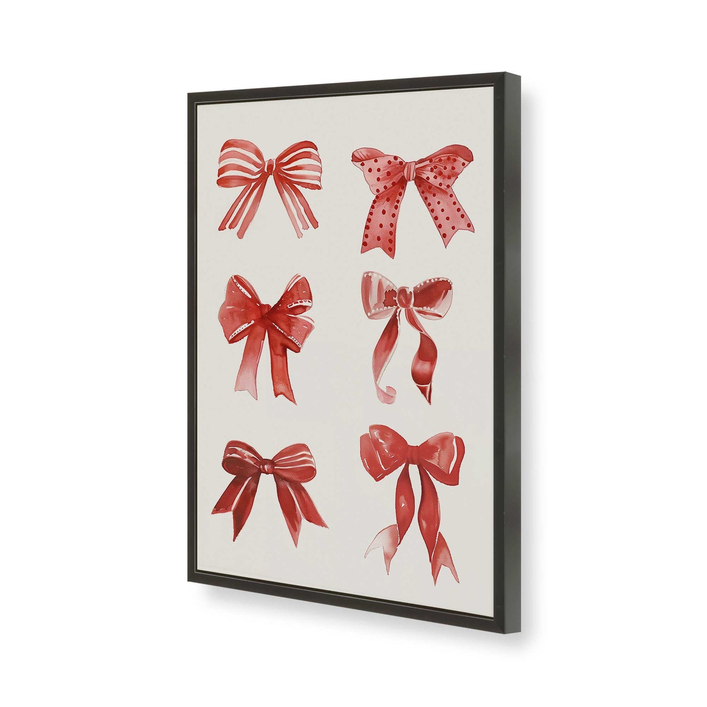 [Color:Satin Black], Picture of art in a Satin Black frame of the corner