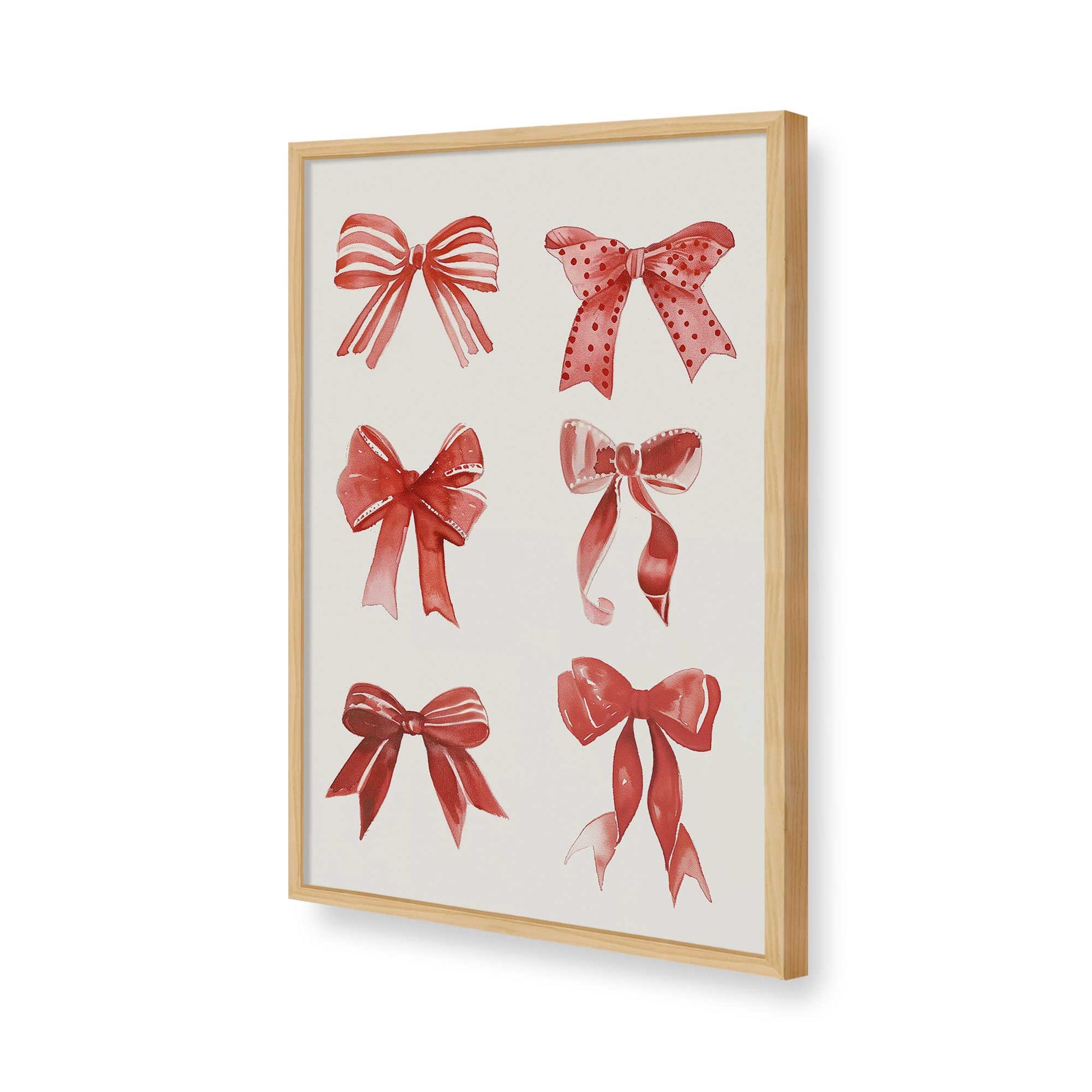 [Color:American Maple], Picture of art in a American Maple frame of the corner