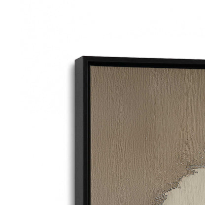 [Color:Satin Black], Picture of art in a Satin Black frame at an angle