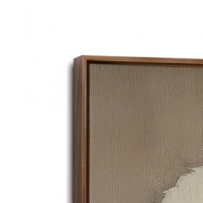 [Color:Walnut], Picture of art in a Walnut frame at an angle