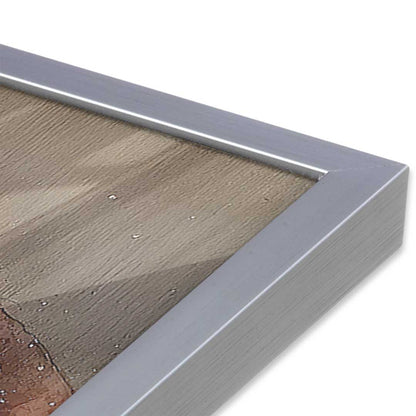 [Color:Polished Chrome], Picture of art in a Polished Chrome frame at an angle