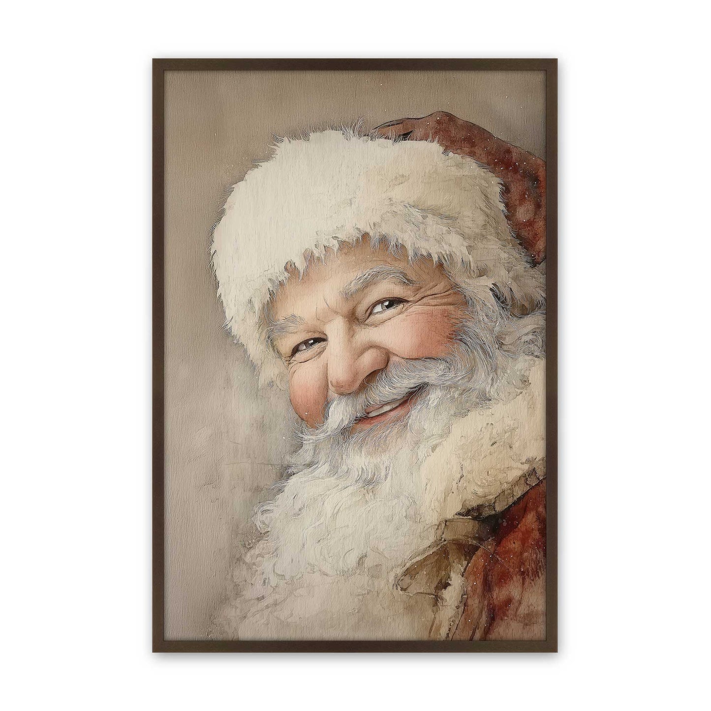 [Color:Brown], Picture of art in a Brown frame