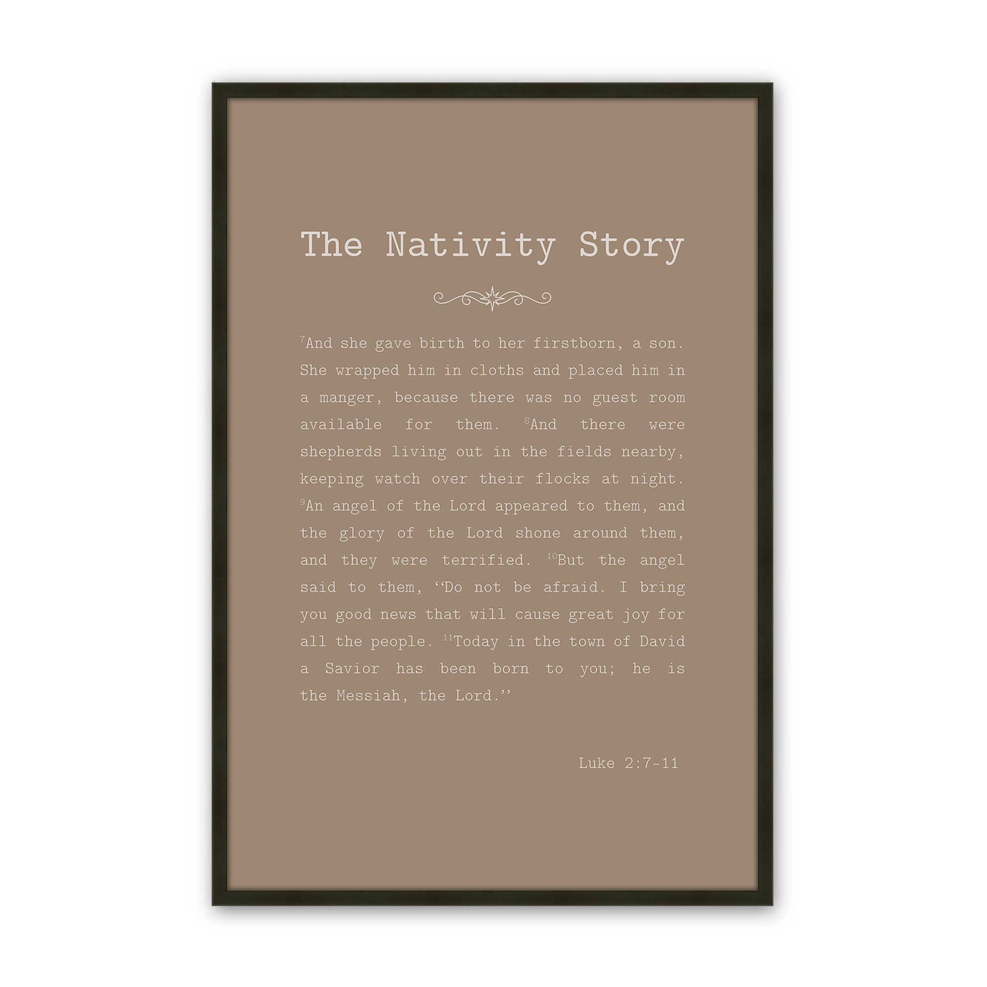 [Color:Satin Black], Picture of art in a Satin Black frame