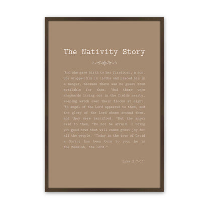 [Color:Brown], Picture of art in a Brown frame