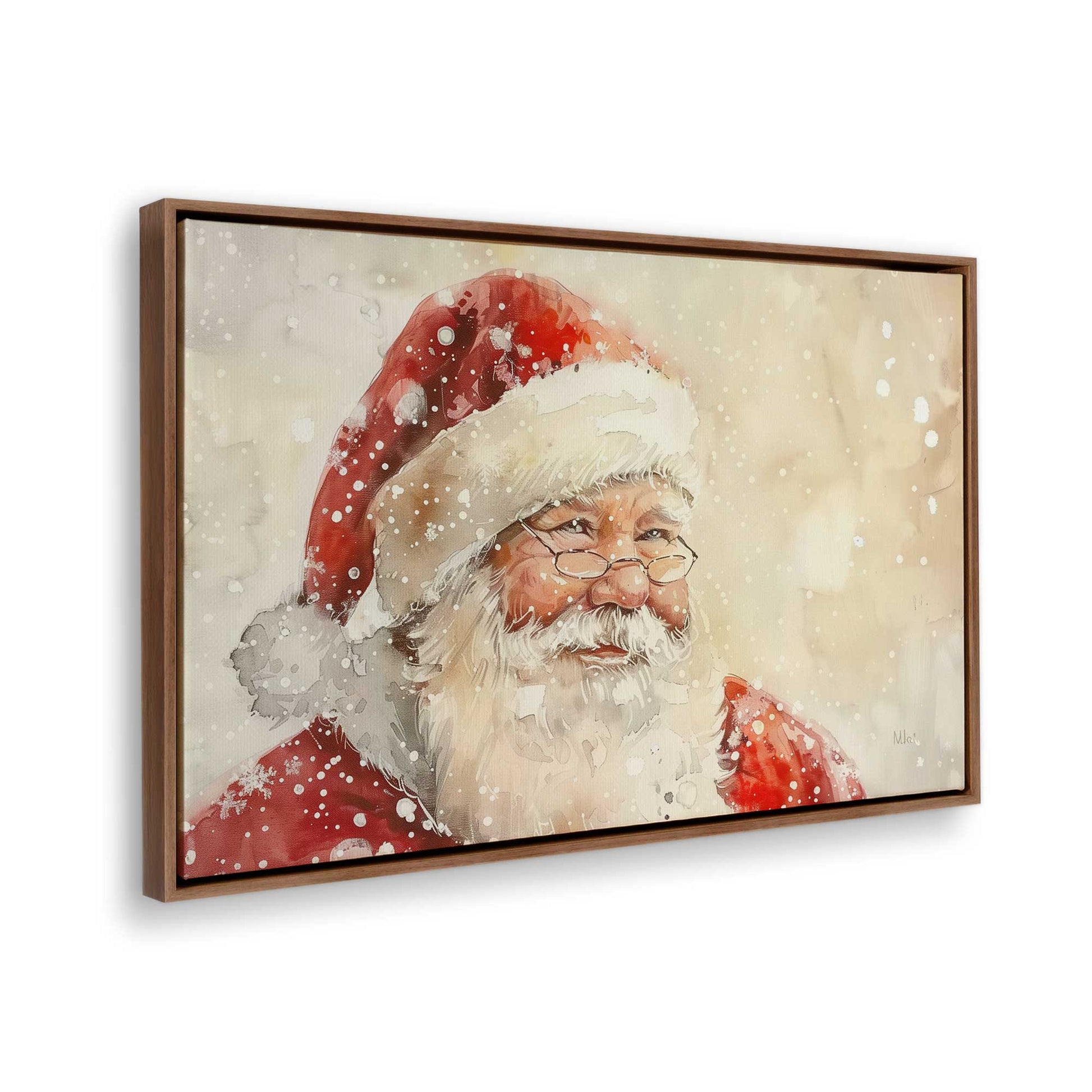 [Color:Walnut], Picture of the corner of the art