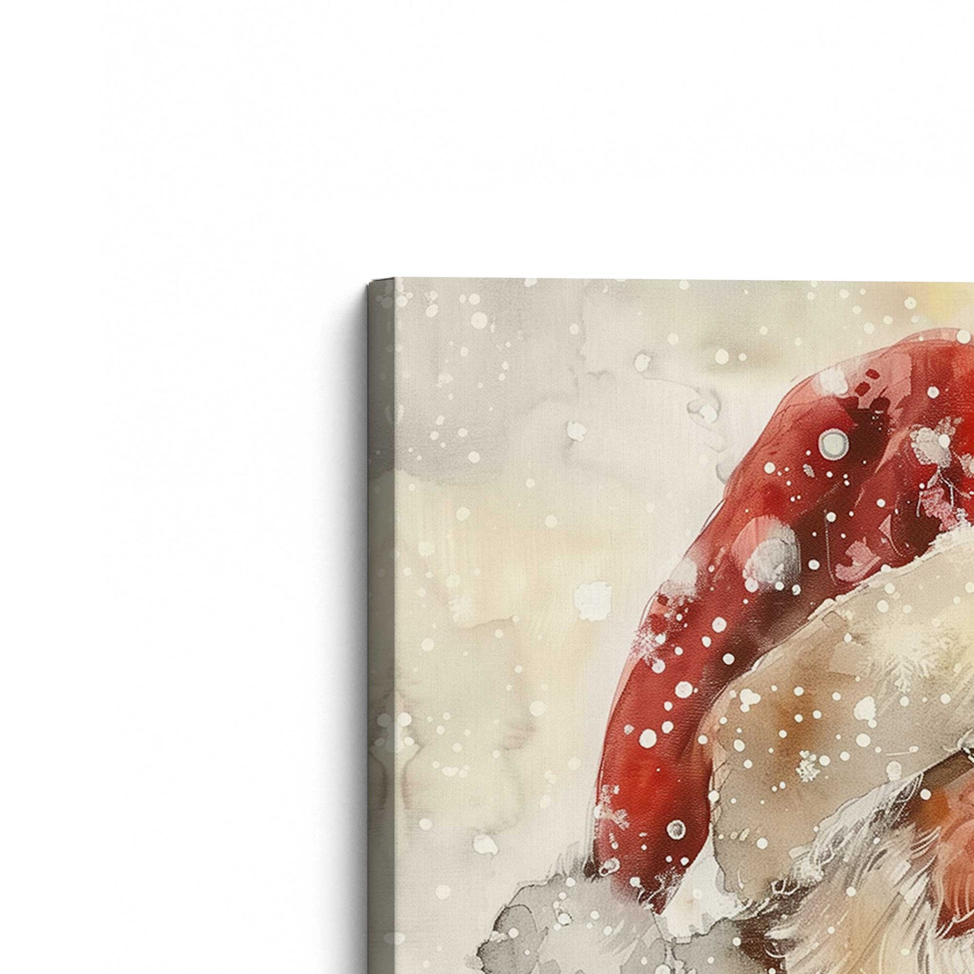 [Color:Stretched Canvas], Picture of the corner of the art