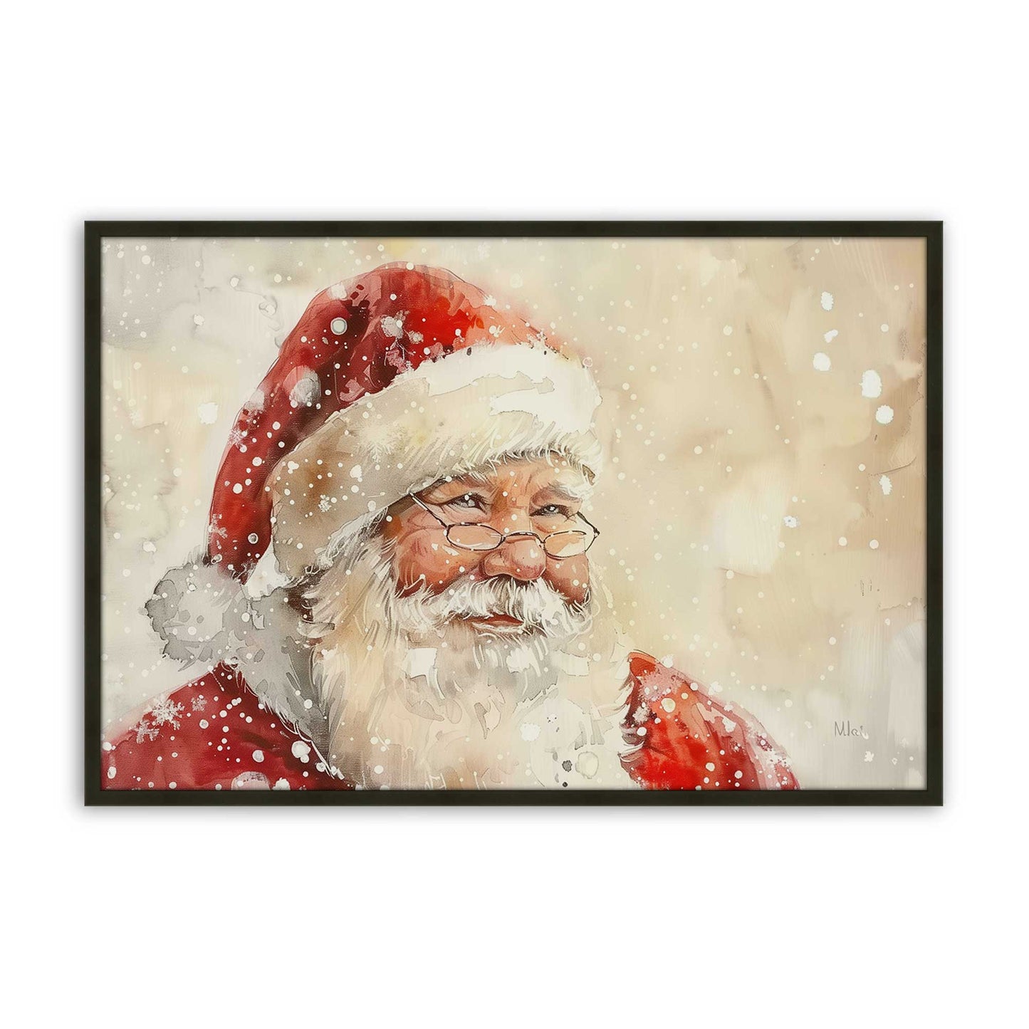 [Color:Satin Black], Picture of art in a Satin Black frame