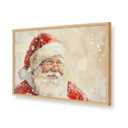 [Color:American Maple], Picture of art in a American Maple frame of the corner