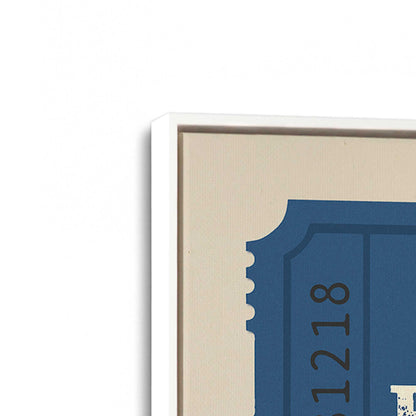 [Color:Opaque White], Picture of art in a White frame at an angle