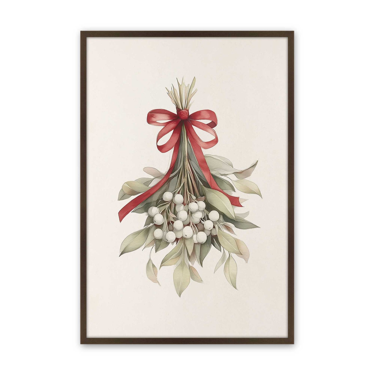 [Color:Brown], Picture of art in a Brown frame