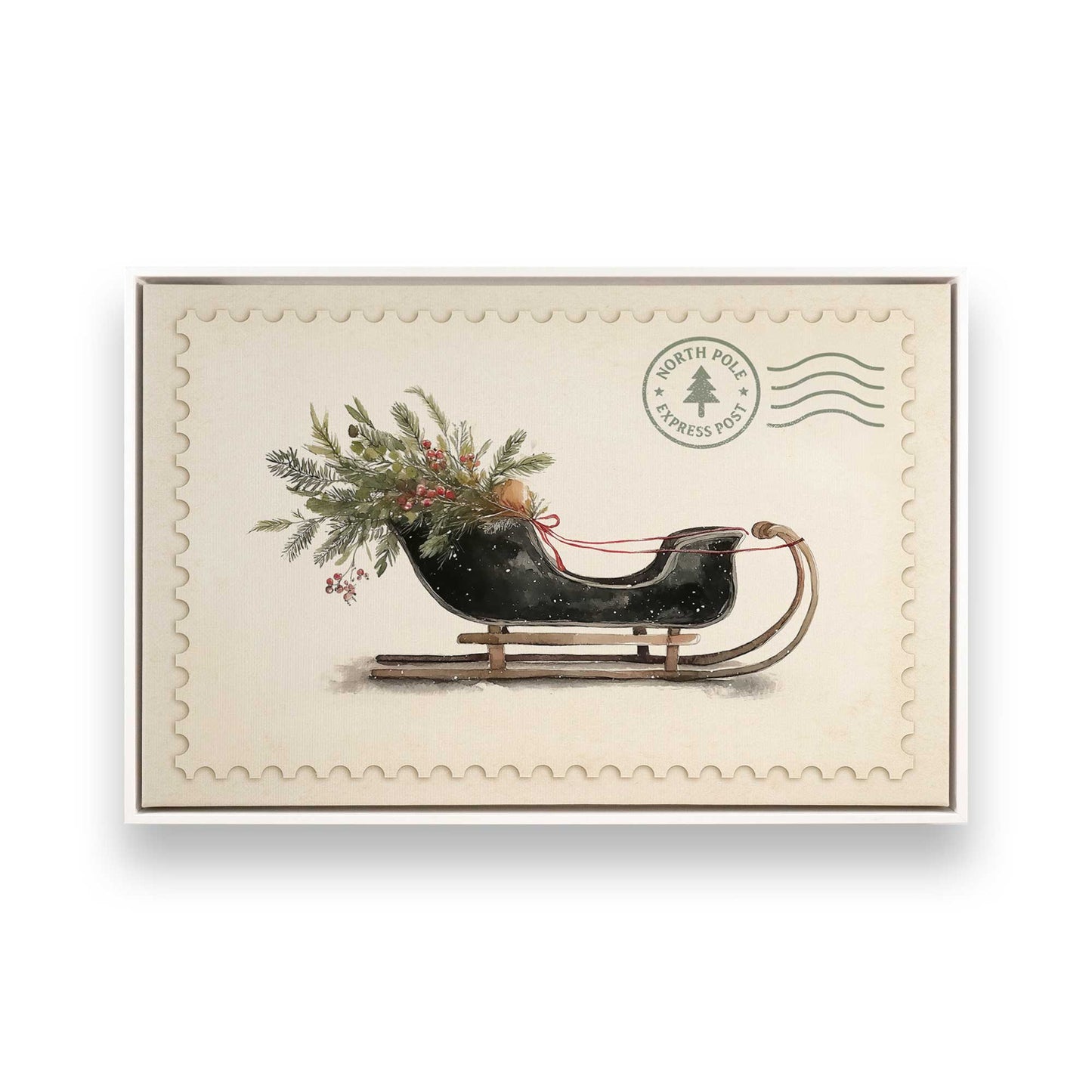 [Color:Opaque White], Picture of art in a White frame