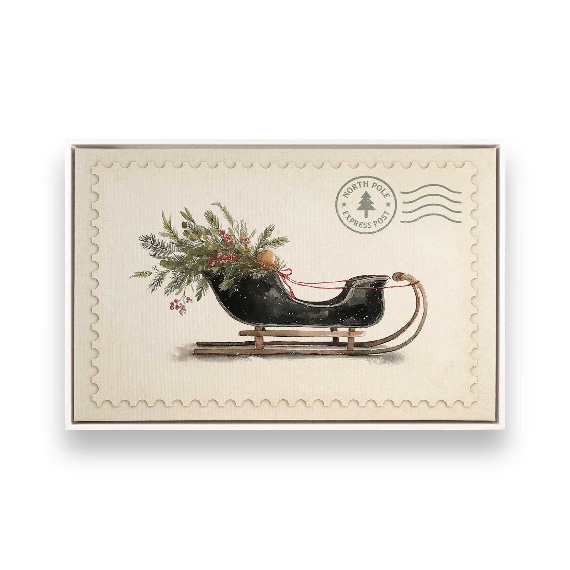 [Color:Opaque White], Picture of art in a White frame