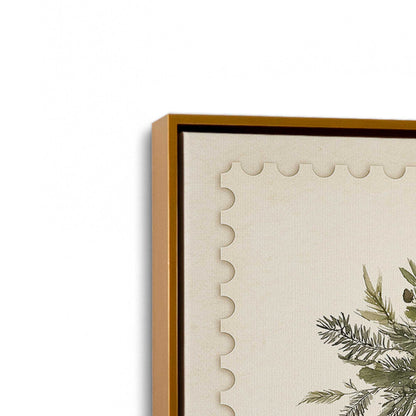 [Color:Polished Gold], Picture of art in a Polished Gold frame at an angle