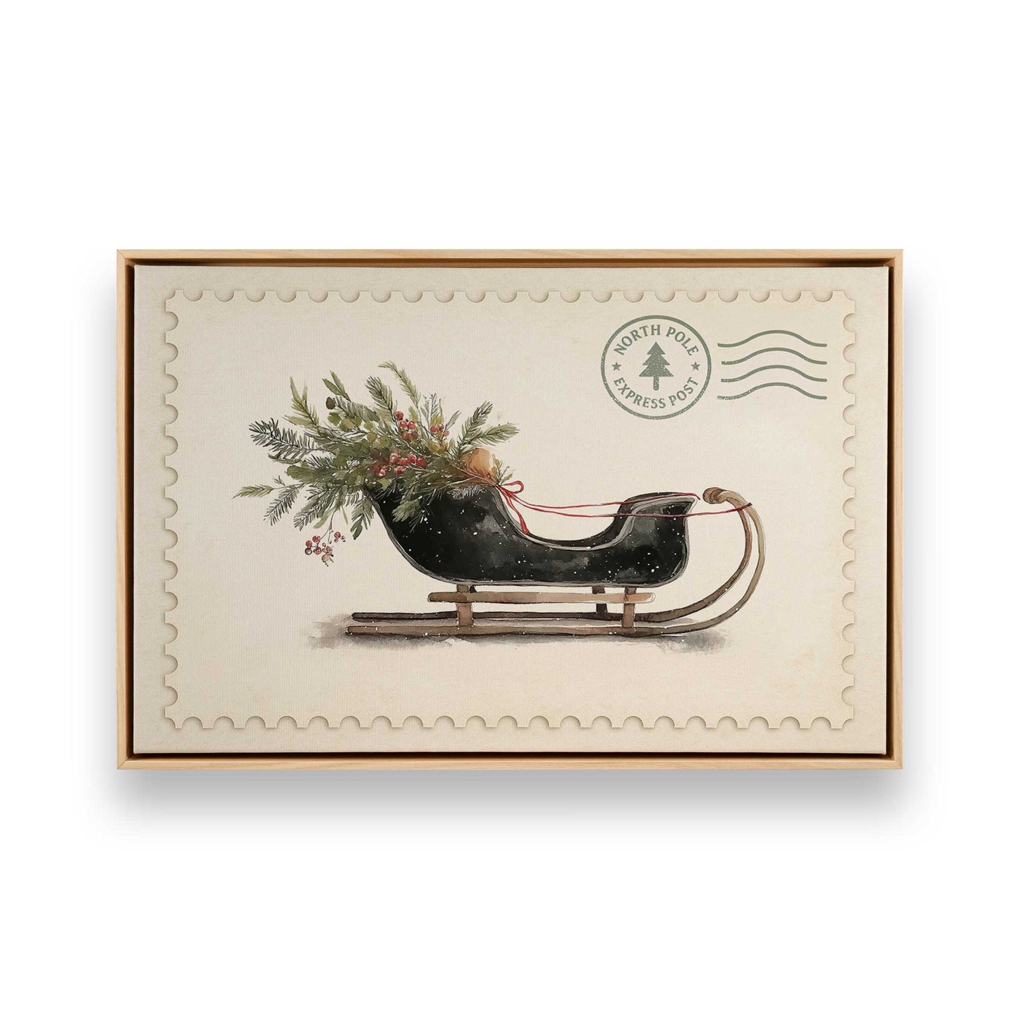 [Color:American Maple], Picture of art in a American Maple frame