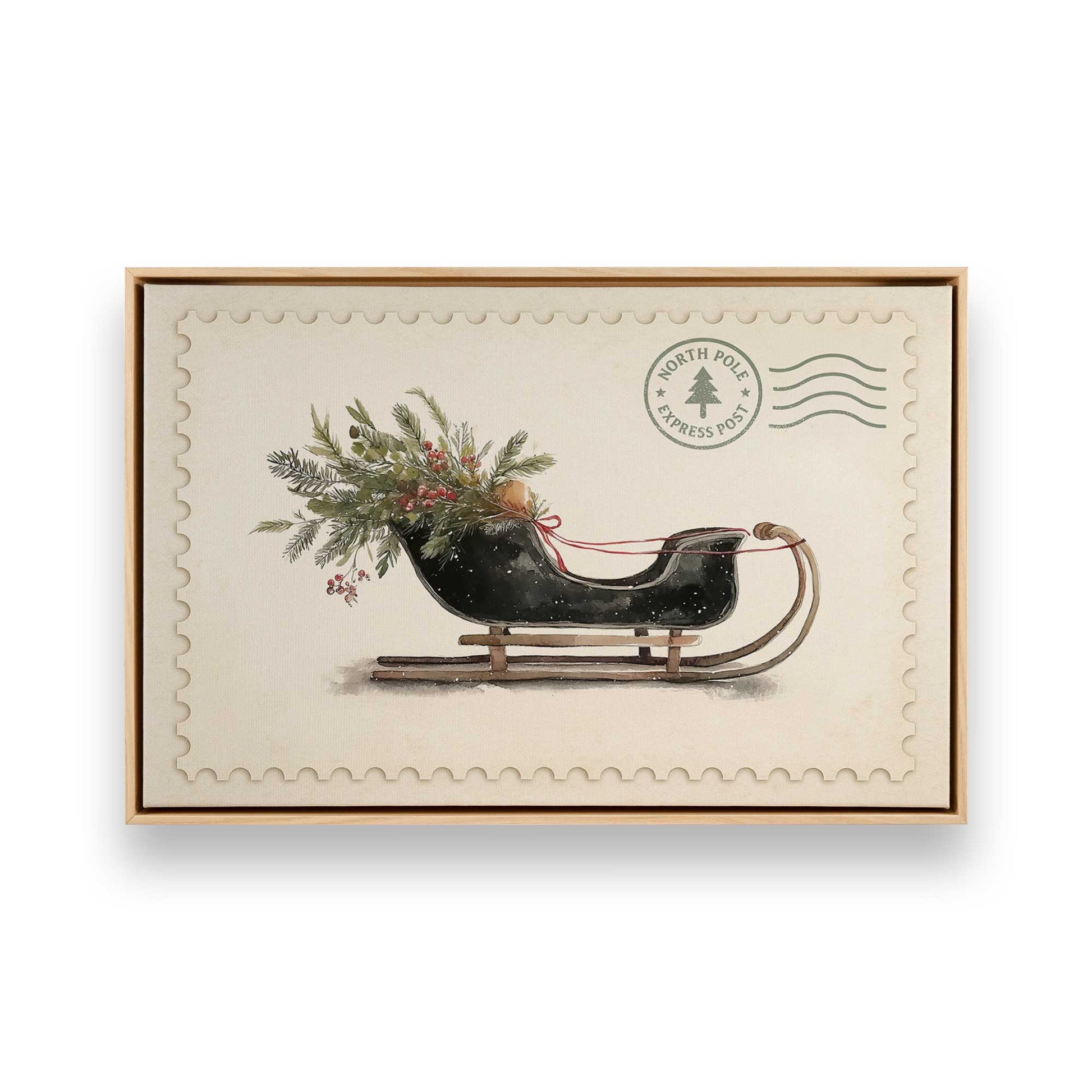 [Color:American Maple], Picture of art in a American Maple frame