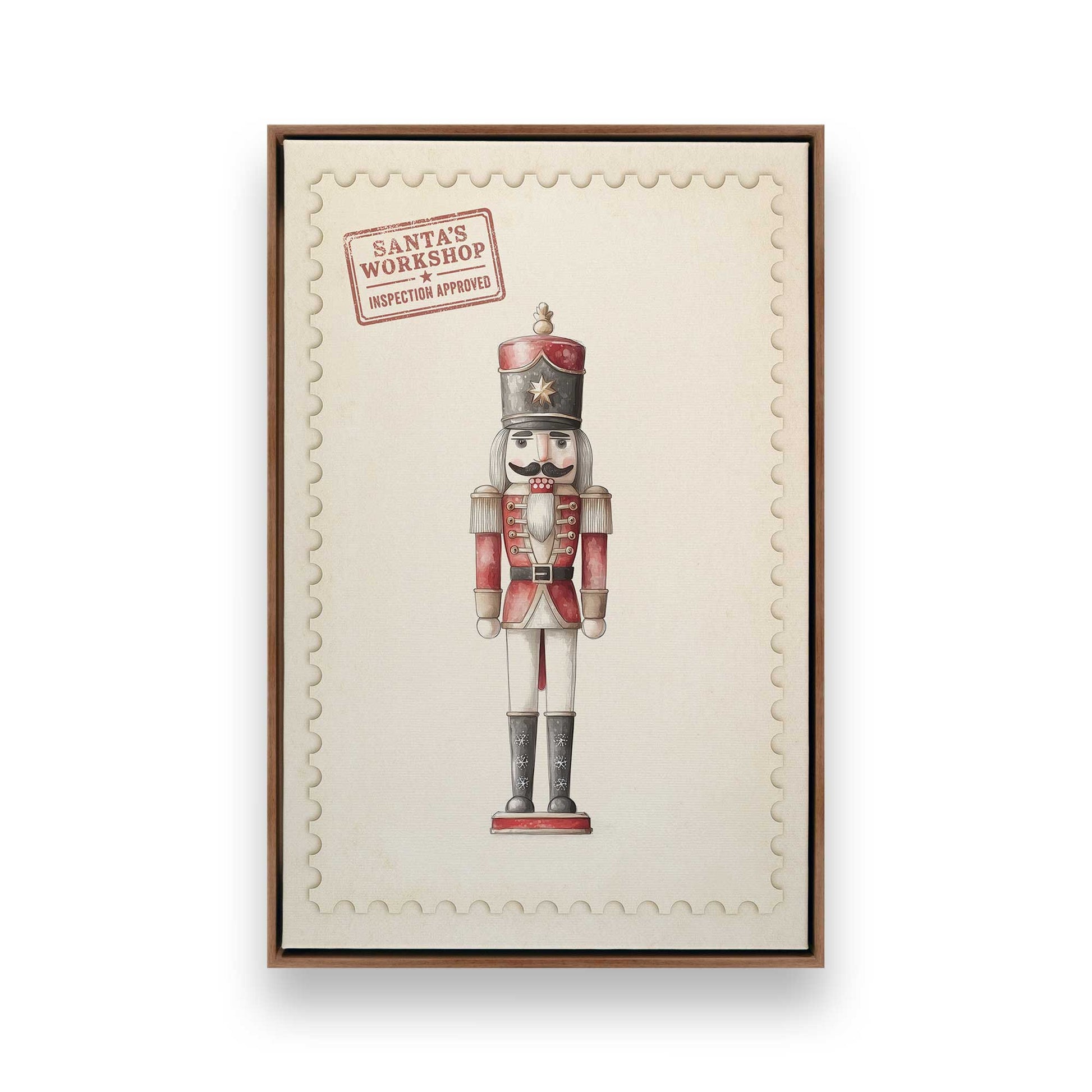 [Color:Walnut], Picture of art in a Walnut frame