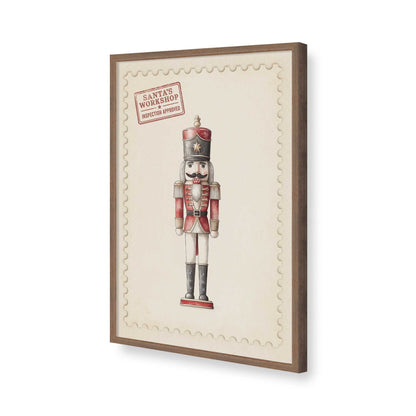 [Color:Walnut], Picture of art in a Walnut frame of the corner