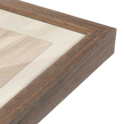 [Color:Walnut], Picture of art in a Walnut frame at an angle