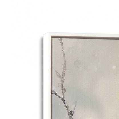 [Color:Opaque White], Picture of art in a White frame at an angle