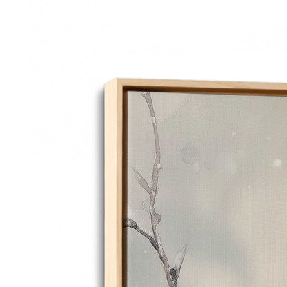 [Color:American Maple], Picture of art in a American Maple frame at an angle