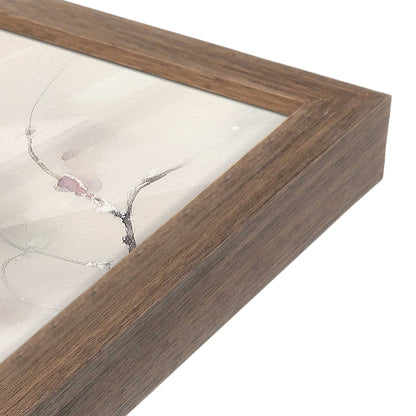 [Color:Walnut], Picture of art in a Walnut frame at an angle