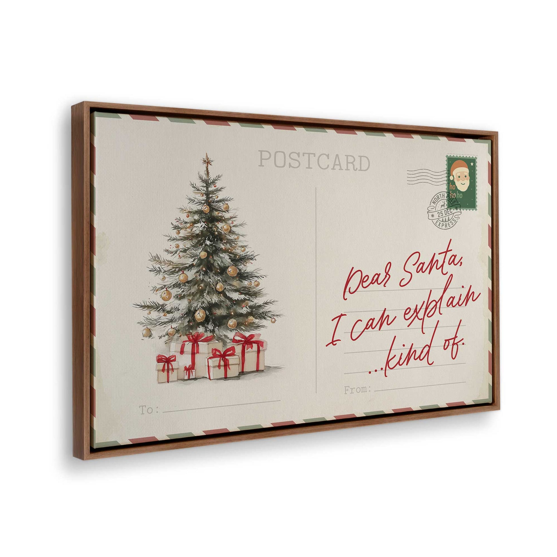 [Color:Walnut], Picture of the corner of the art