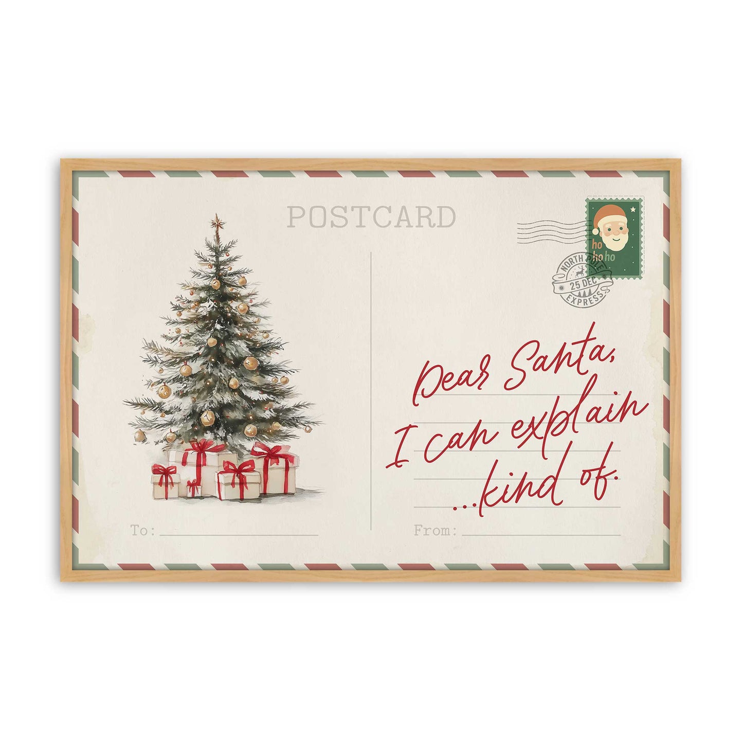 [Color:American Maple], Picture of art in a American Maple frame