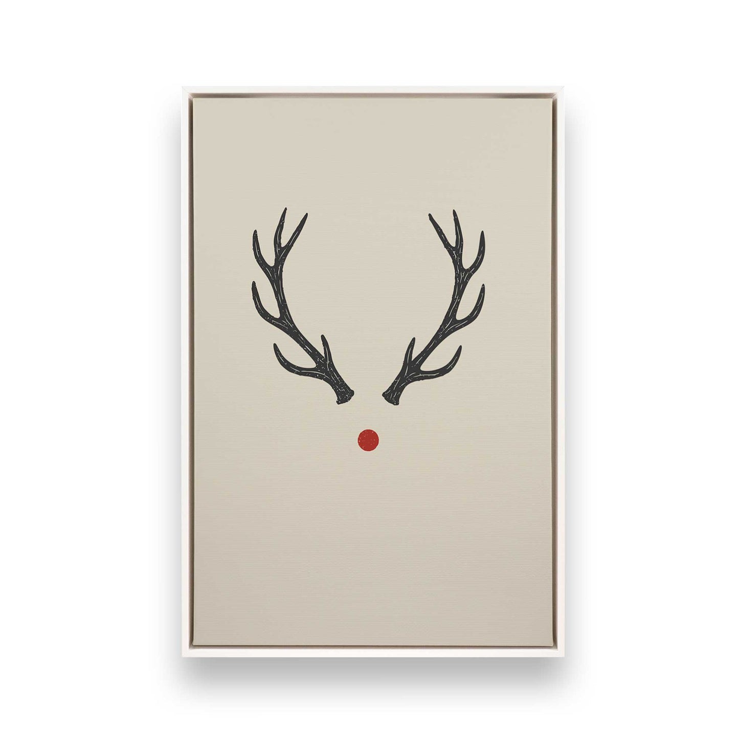 [Color:Opaque White], Picture of art in a White frame