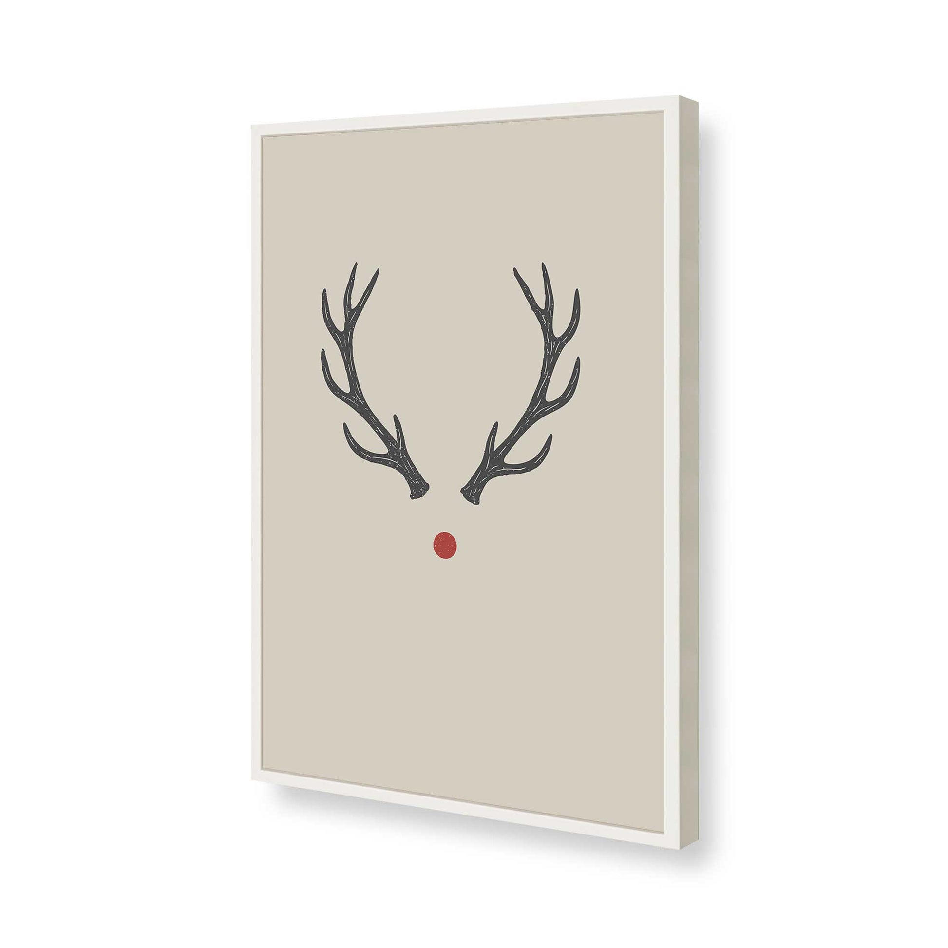 [Color:Opaque White], Picture of art in a Opaque White frame of the corner