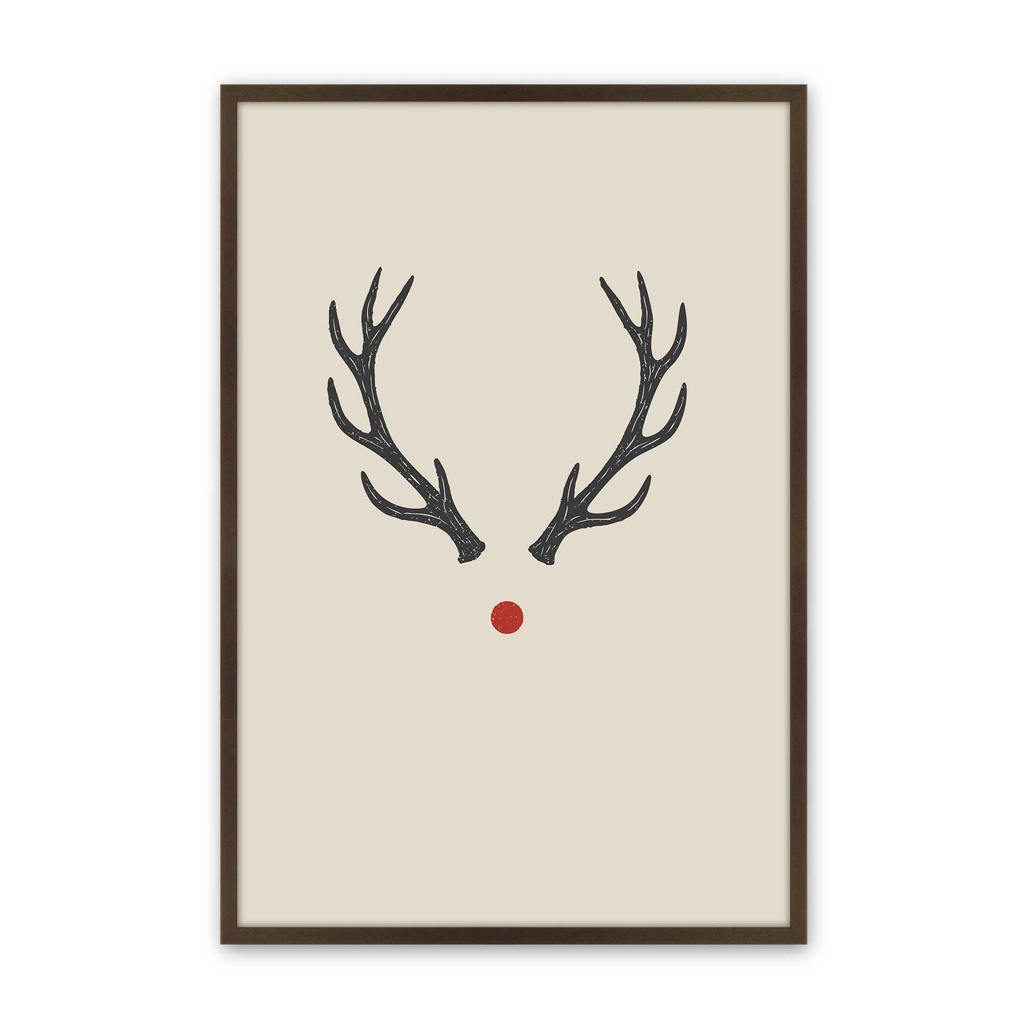 [Color:Brown], Picture of art in a Brown frame