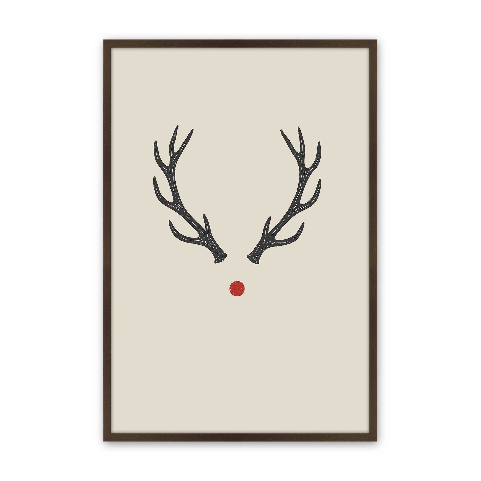 [Color:Brown], Picture of art in a Brown frame