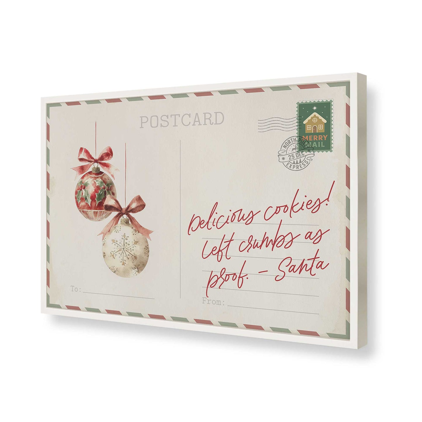 [Color:Opaque White], Picture of art in a Opaque White frame of the corner