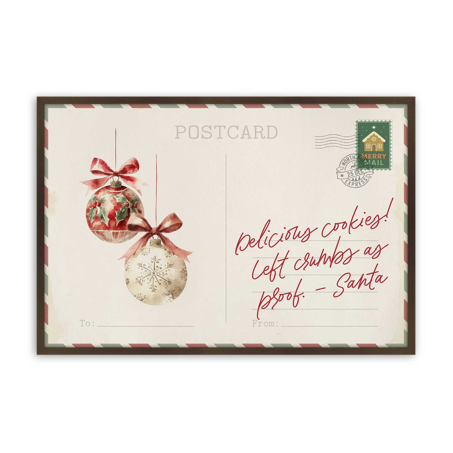 [Color:Brown], Picture of art in a Brown frame