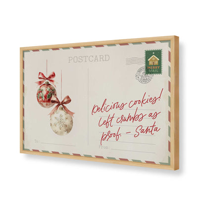 [Color:American Maple], Picture of art in a American Maple frame of the corner