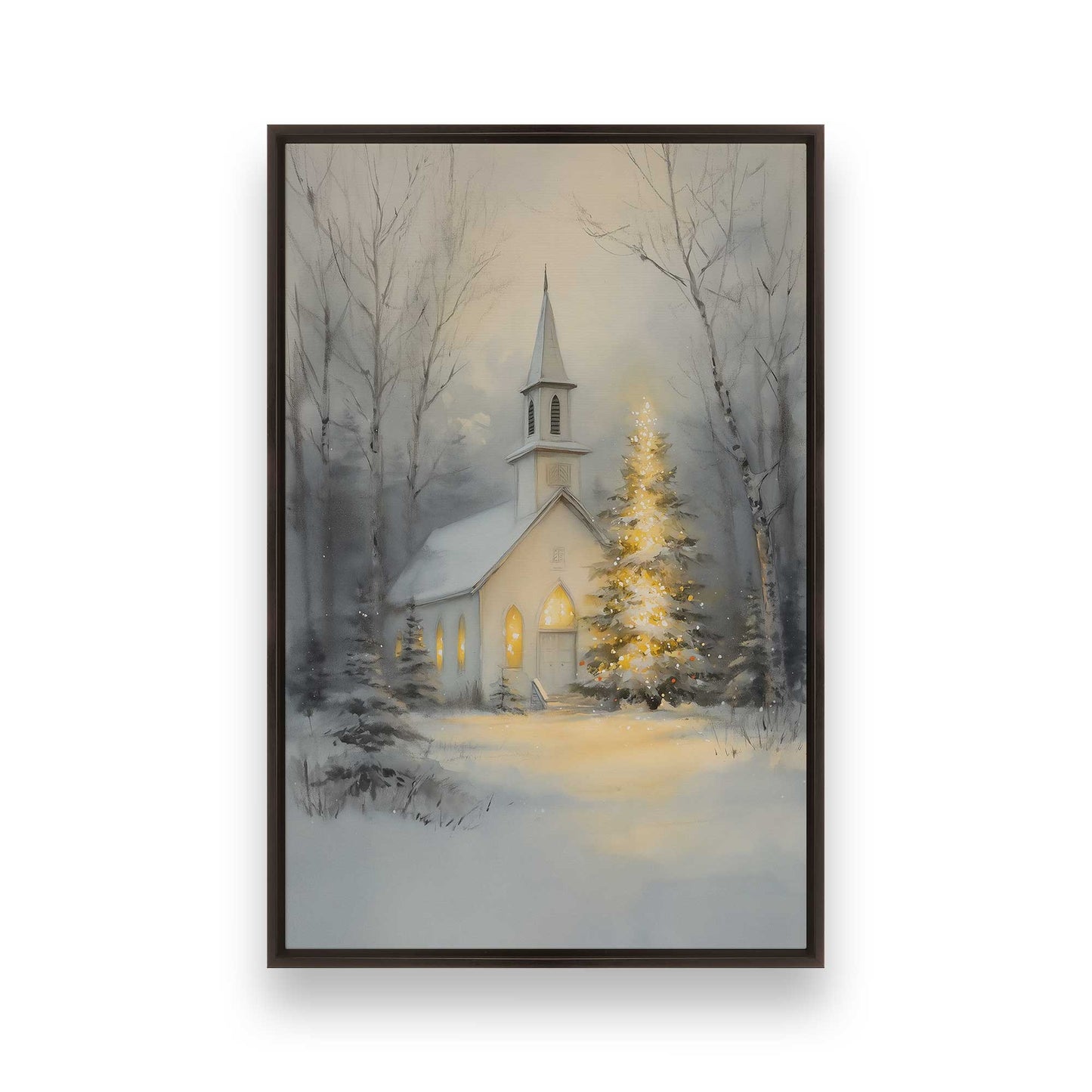 [Color:Espresso], Picture of art in a Espresso frame