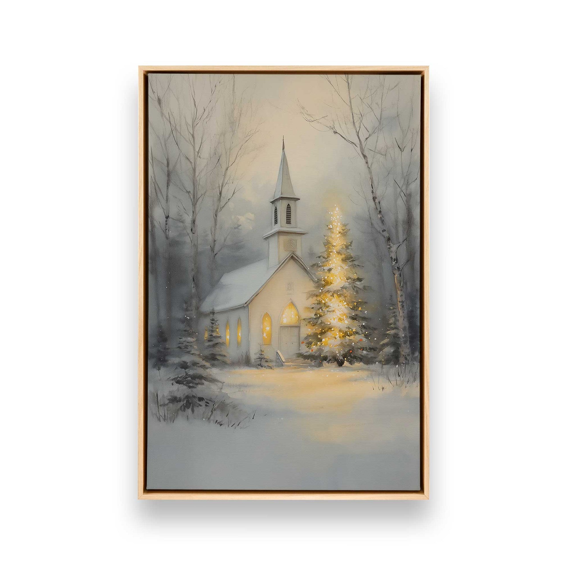 [Color:American Maple], Picture of art in a American Maple frame