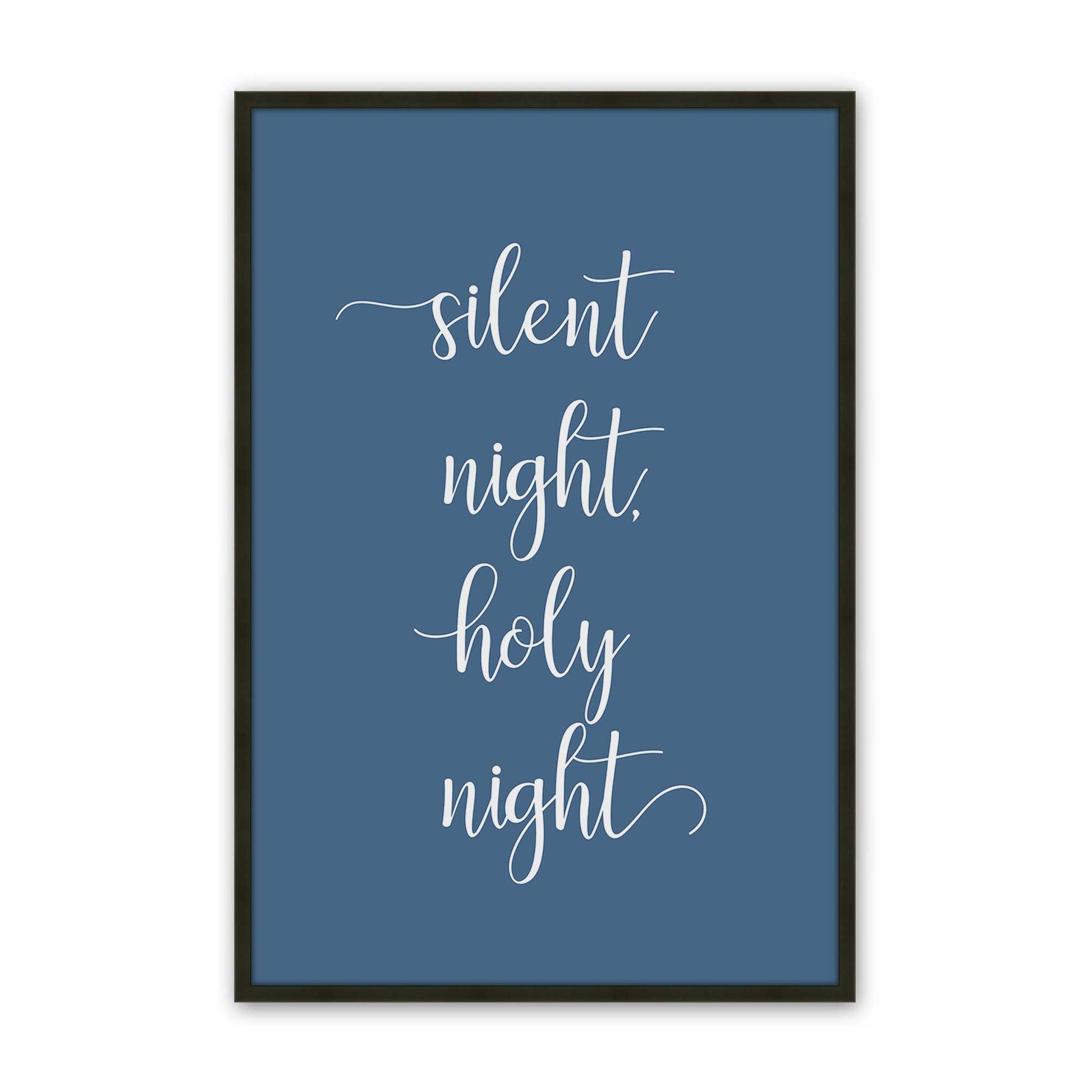 [Color:Satin Black], Picture of art in a Satin Black frame