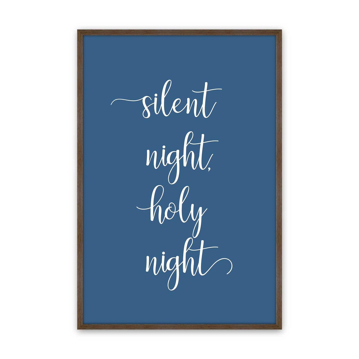 [Color:Walnut], Picture of art in a Walnut frame