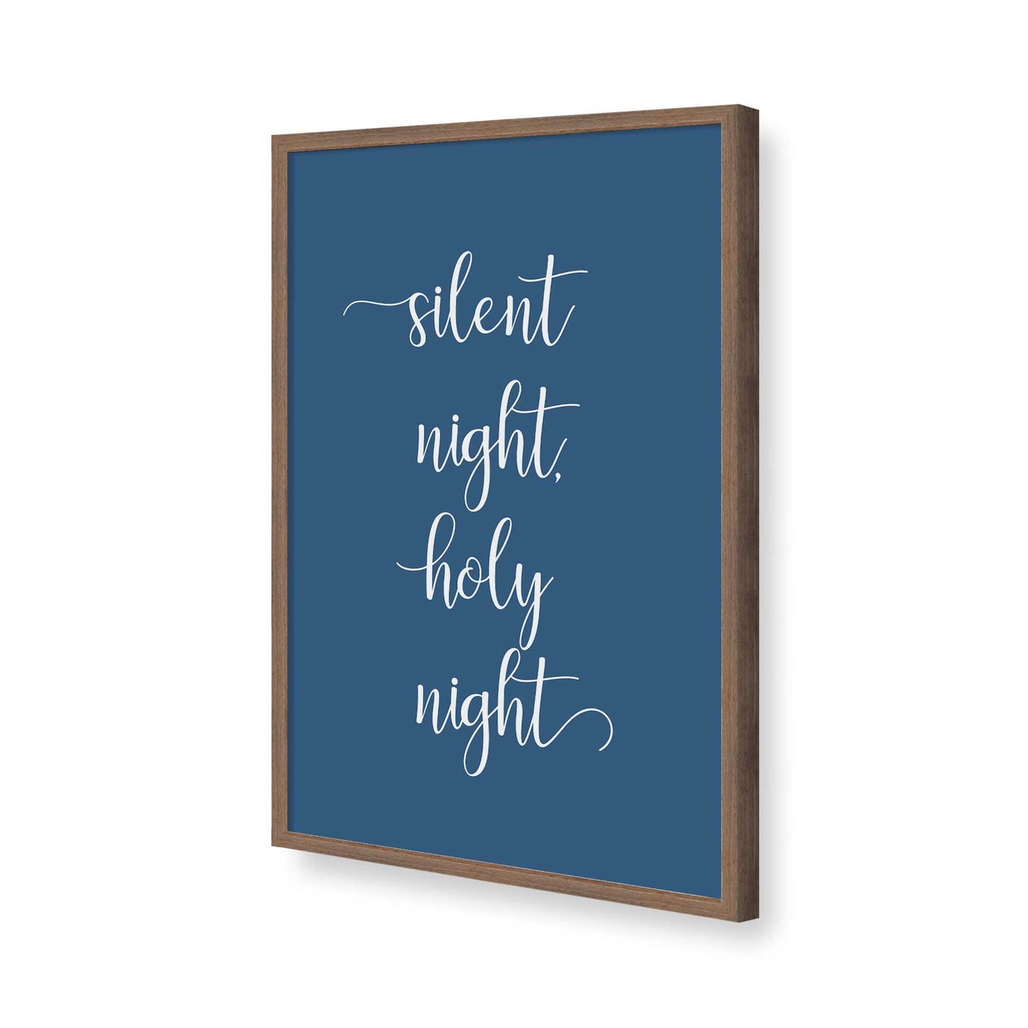 [Color:Walnut], Picture of art in a Walnut frame of the corner