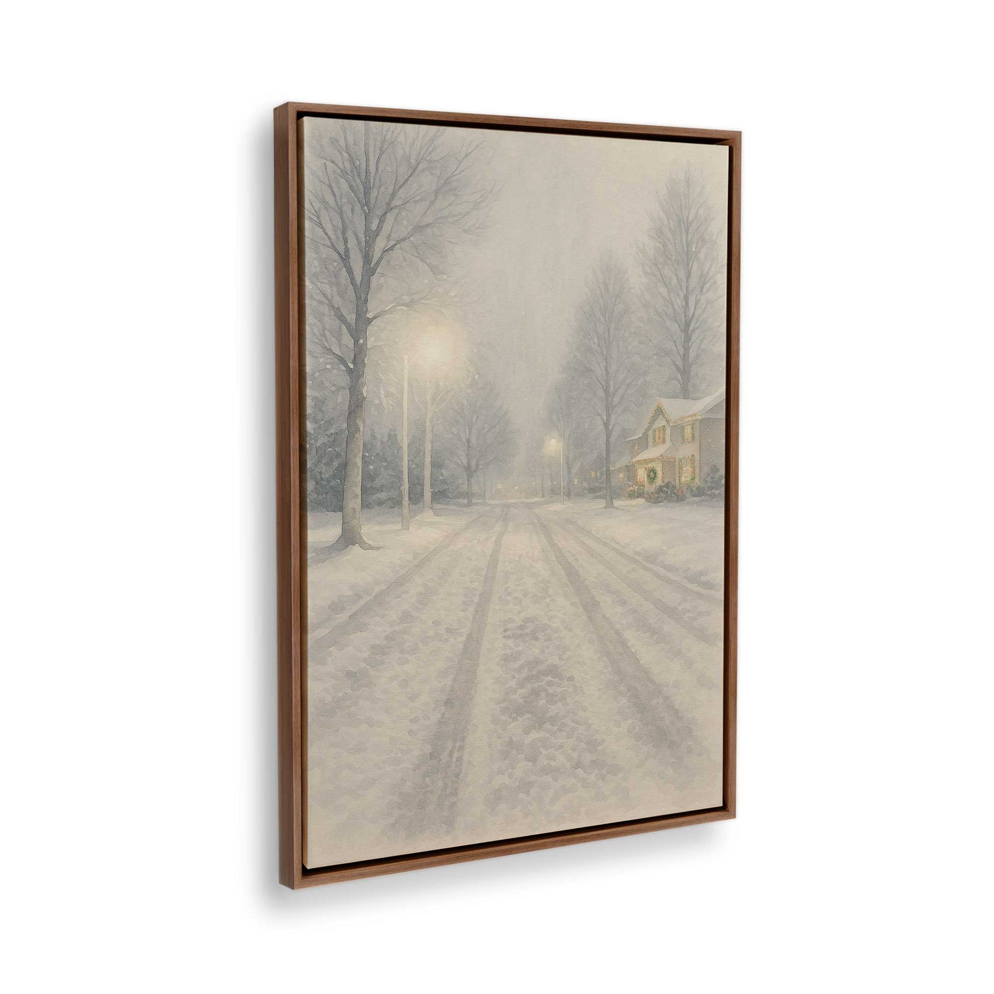 [Color:Walnut], Picture of the corner of the art