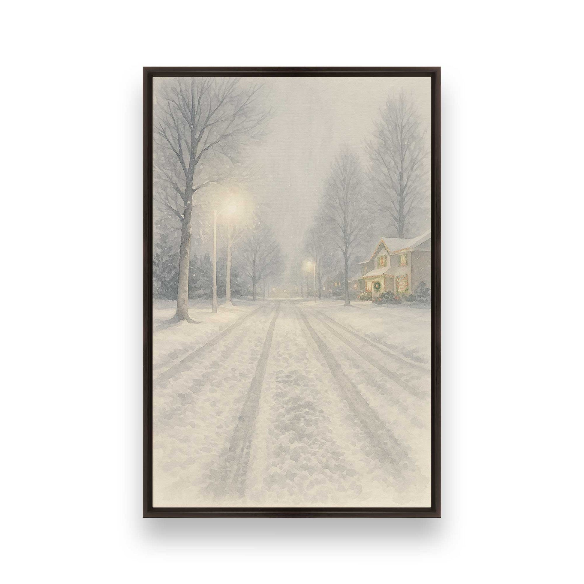 [Color:Espresso], Picture of art in a Espresso frame