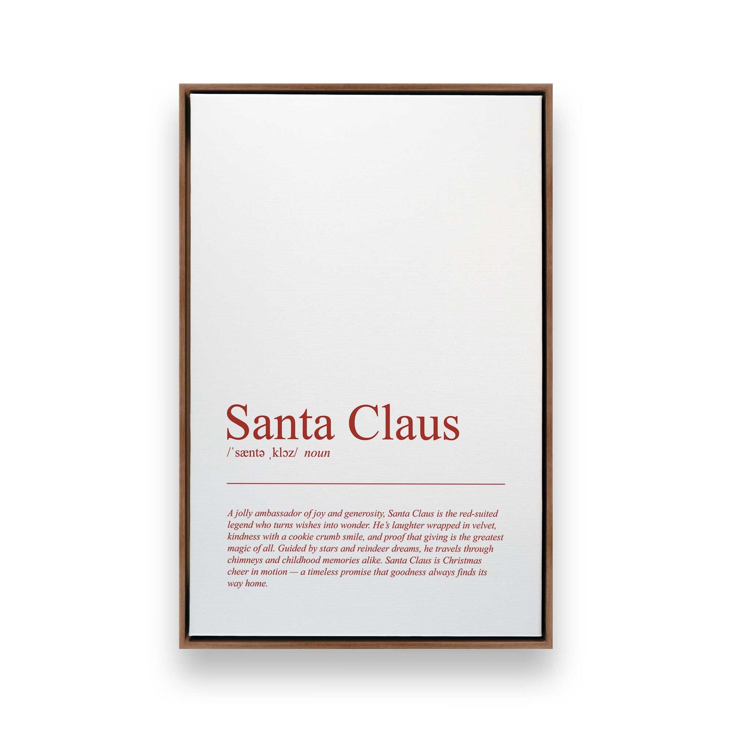 [Color:Walnut], Picture of art in a Walnut frame